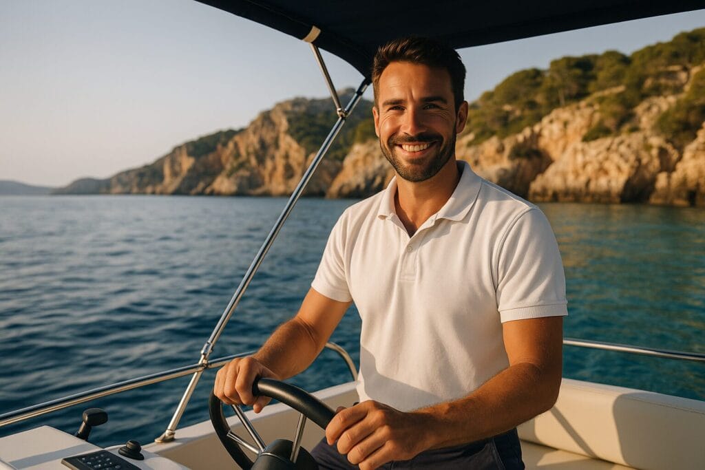 alquier de barcos con patrón